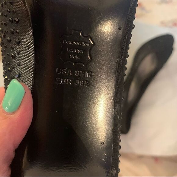 Adrianna Papell Boutique Pumps Formal Wear Black Fiona Pumps, Size 8.5 EUC - Picture 6 of 10